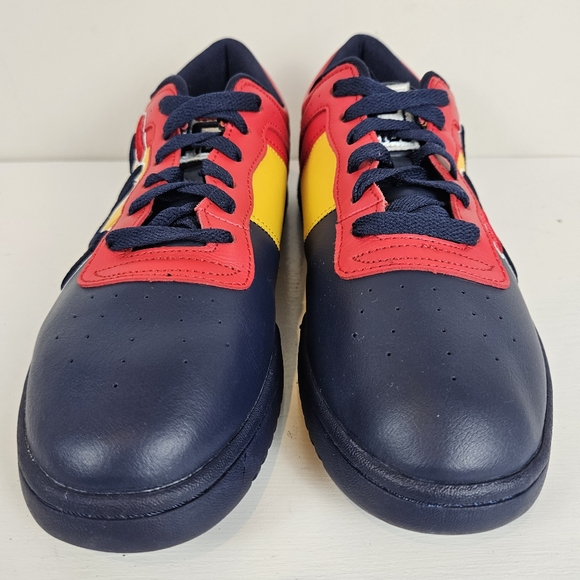 FILA ORIGINAL FITNESS RETRO MEN SHOE SZ 9 LIKE NEW! RED, YELLOW, NAVY - Picture 7 of 13